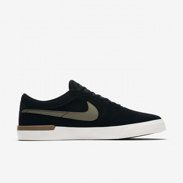 Nike Sb Koston Hypervulc Skaterschuhe Herren Schwarz Braun Weiß Olive 219-30891